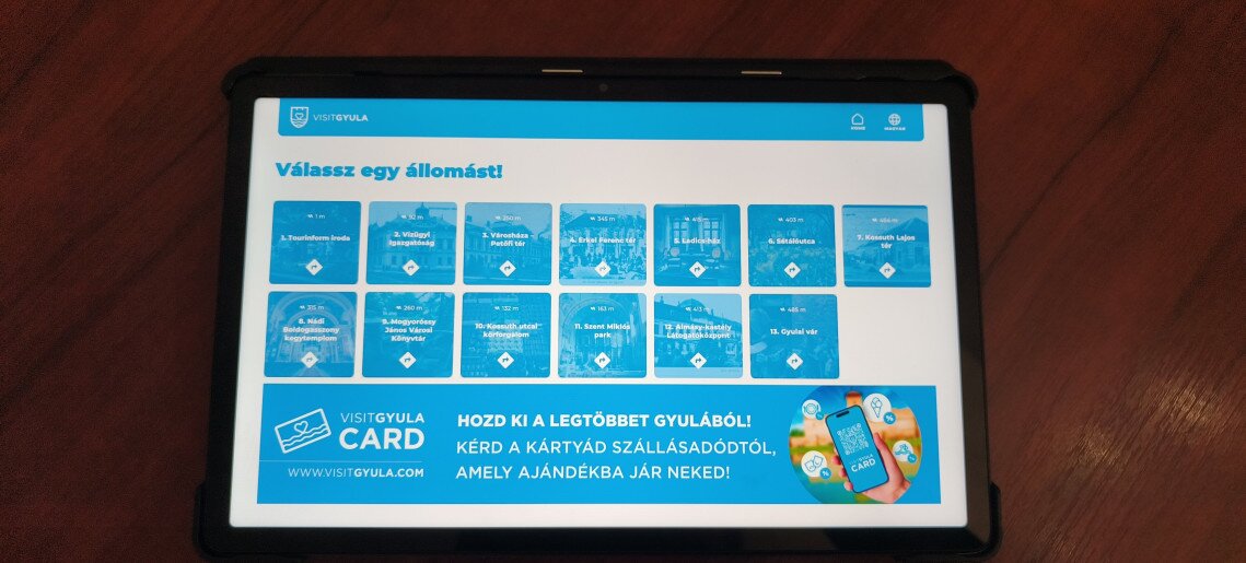 Audioguide eszközbérlés