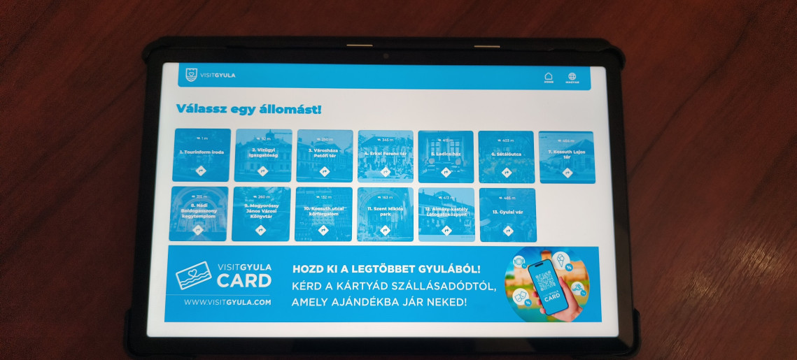 Audioguide eszközbérlés