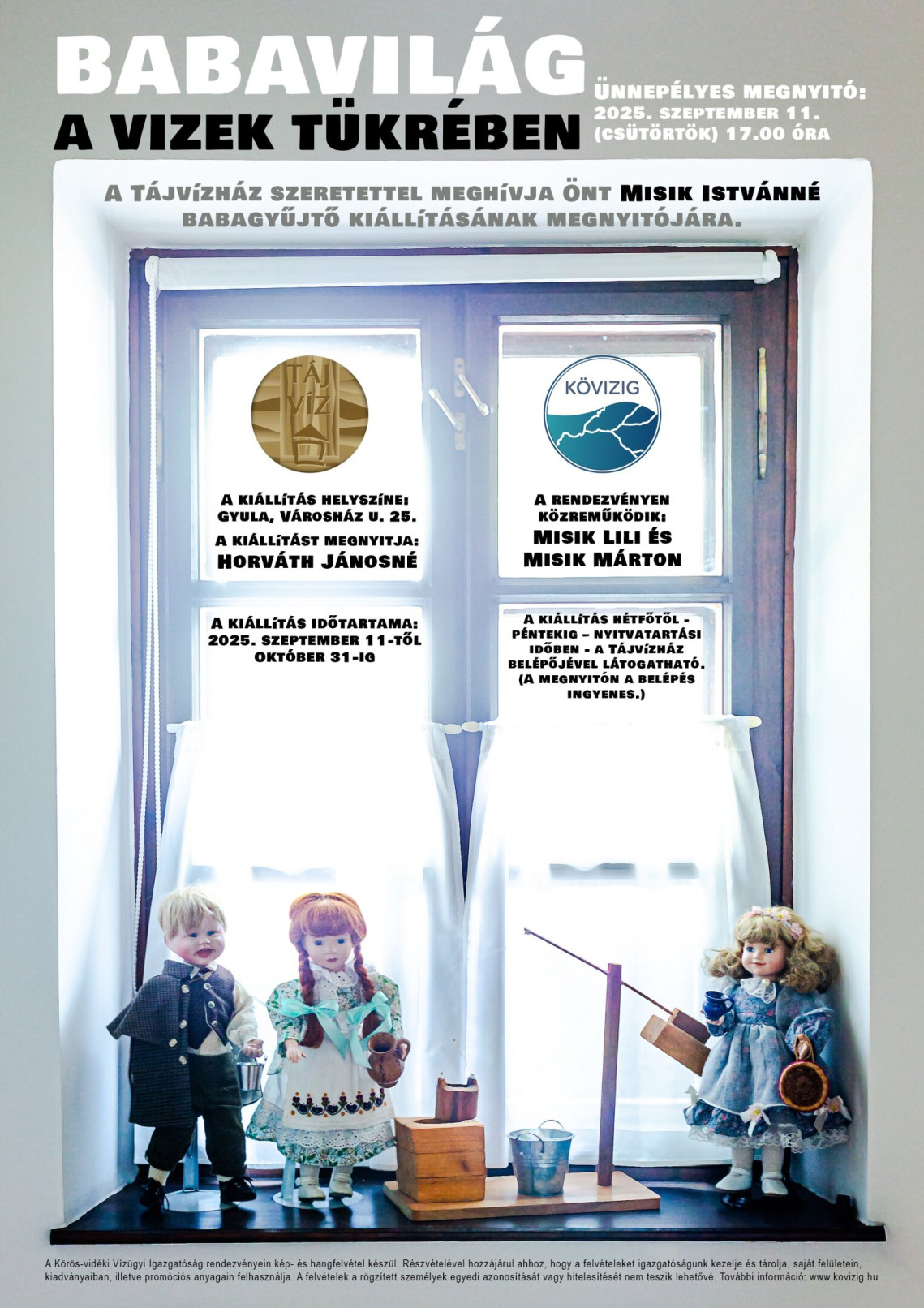 Babavilág a vizek tükrében - megnyitó 2025. 09. 11. 17.00 óra