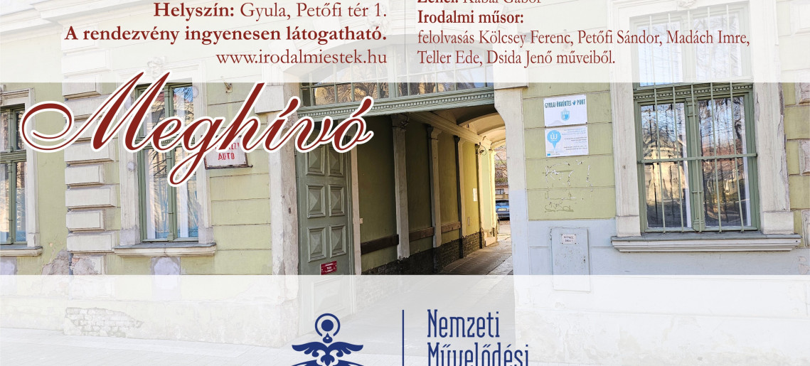 Békés Vármegyei Irodalmi estek