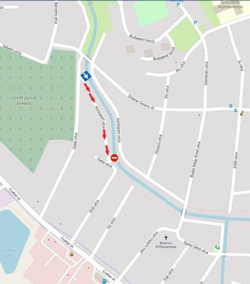 Csütörtök reggeltől három helyen változik a forgalmi rend Gyulán