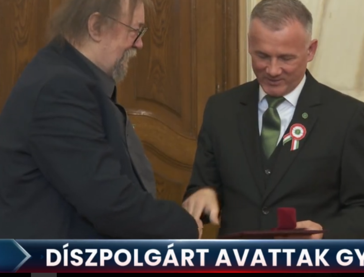 Díszpolgárt avattak Gyulán: