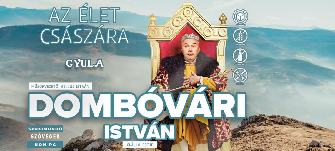 Dumaszínház: Dombóvári István önálló estje: Az élet császára