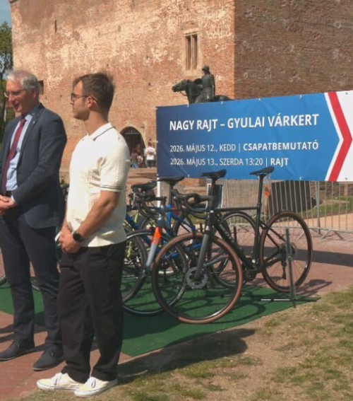 Egyedülálló látványosságot ígér a Tour de Hongrie gyulai rajtja
