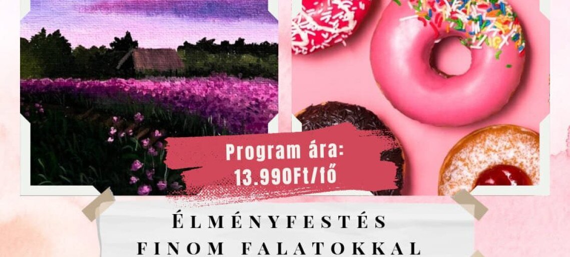 Egy Pillanat Caffé: Élményfestés finom falatokkal