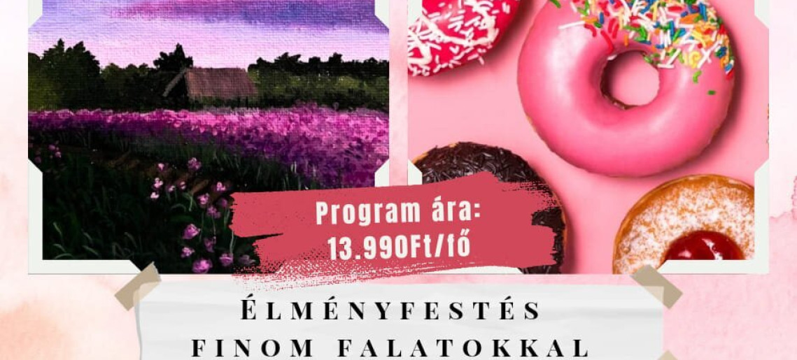 Egy Pillanat Caffé: Élményfestés finom falatokkal
