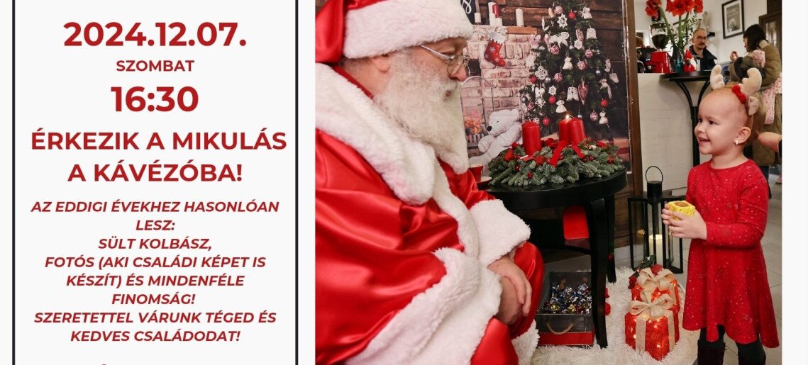 Egy Pillanat Caffé: Mikulás party a kávézóban