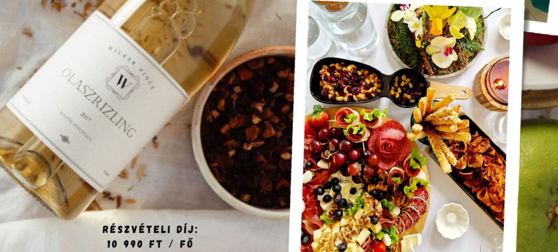 Egy Pillanat Caffé: Wicker Pincészet: Borkóstoló