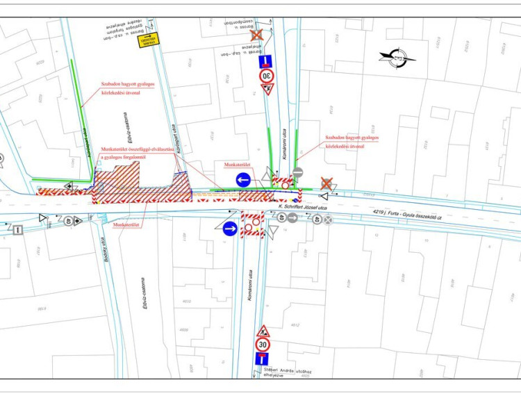 Forgalomkorlátozással járó munkálatok kezdődnek február 4-én az Élővíz-csatorna Bartók Béla utcai hídjánál