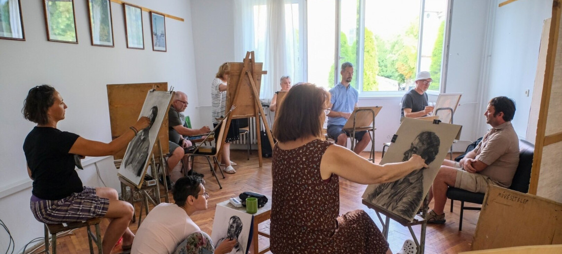 Gyulai Nyári Művésztelep: Műtermi műhelymunka