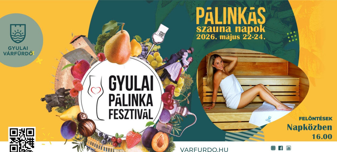 Gyulai Várfürdő: Pálinkás szauna napok