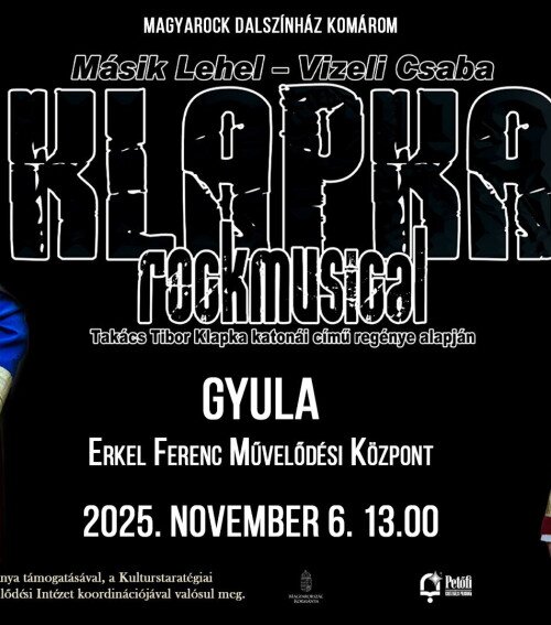 Gyulakult: Másik Lehel – Vizeli Csaba: KLAPKA – rockmusical
