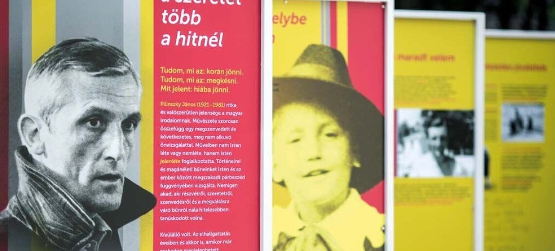 Gyulakult: Pilinszky János: „A szeretet több a hitnél” tablókiállítás