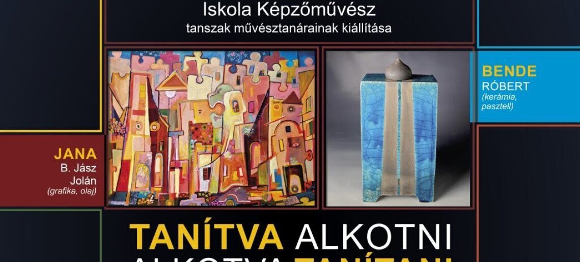 Gyulakult: Tanítva alkotni, alkotva tanítani című tárlat megnyitója