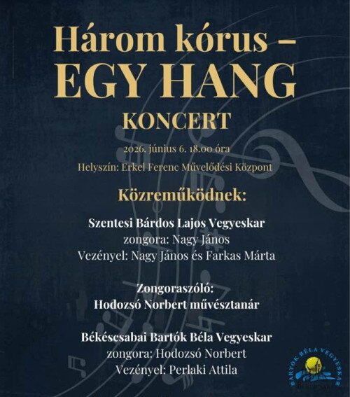 Három kórus - Egy hang koncert