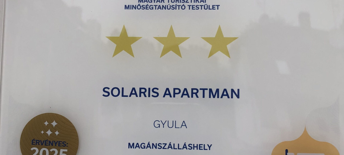 Solaris Apartman*** Gyula - 2