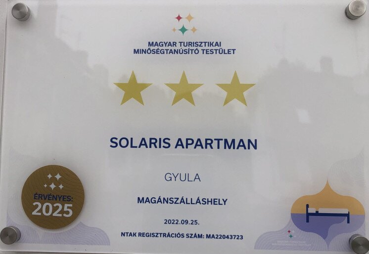 Solaris Apartman*** Gyula - 2