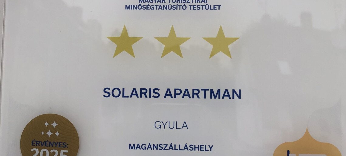 Solaris Apartman*** Gyula - 2
