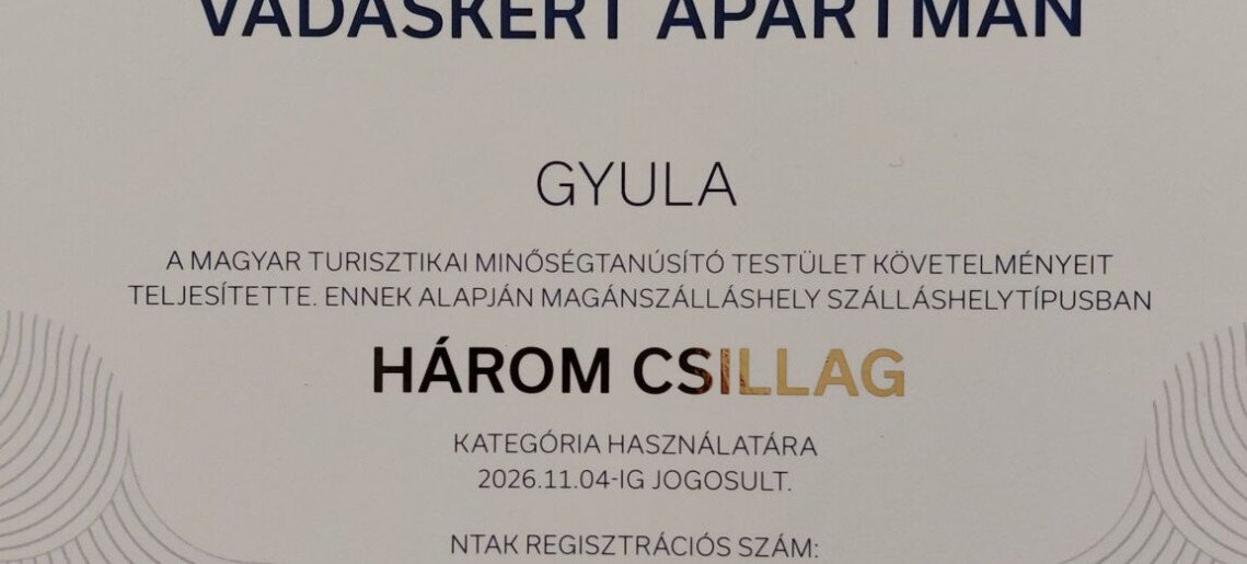 Vadaskert Apartman Gyula - 28