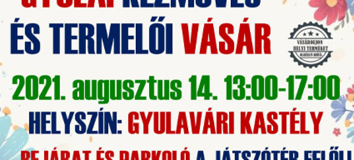 Gyulai kézműves és termelői vásár