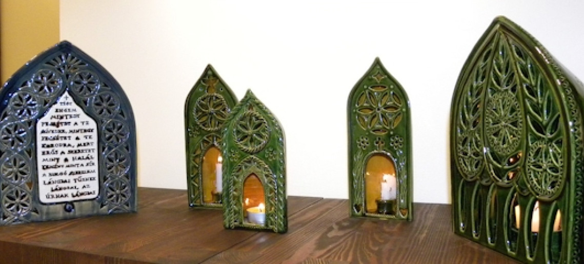 Szalontai Gizella fazekas kiállítása a TájVízHázban