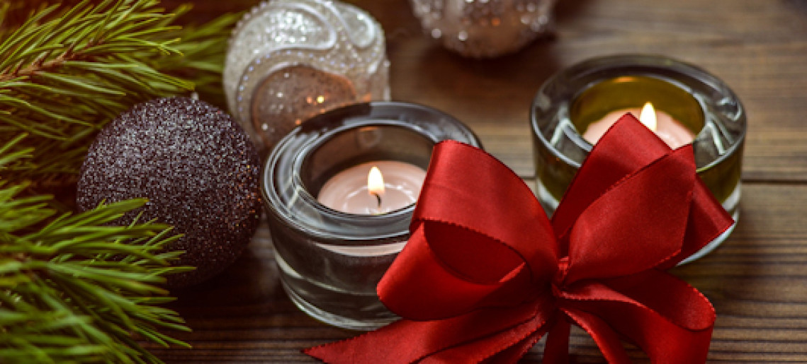 Karácsonyi gyertyák készítése
