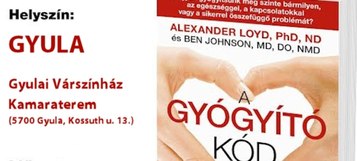 "A Gyógyító Kód" könyvbemutató