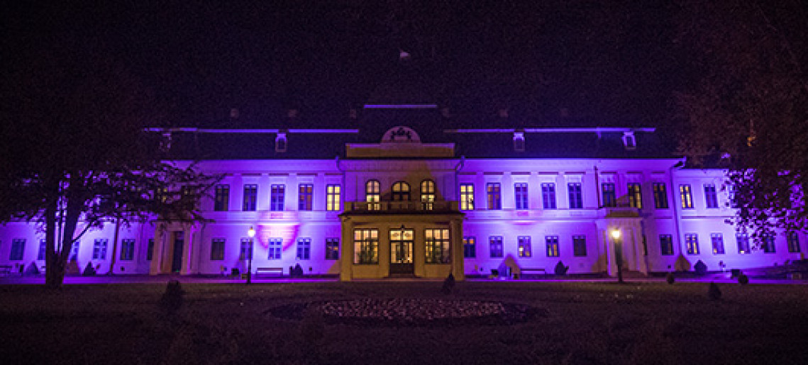 Lila lesz az Almásy-kastély