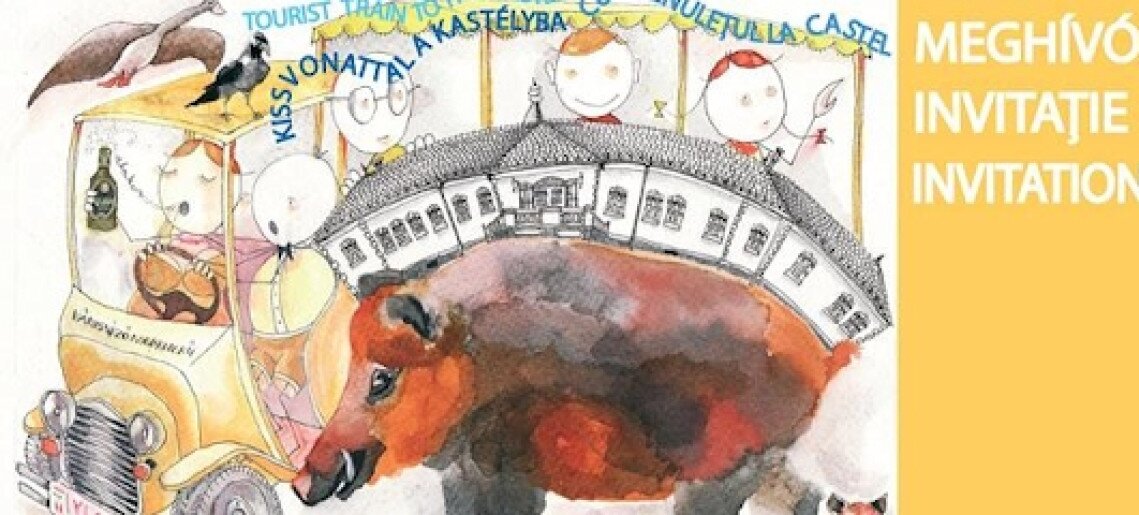 "Kissvonattal a kastélyba" - Grafikus kiállítás