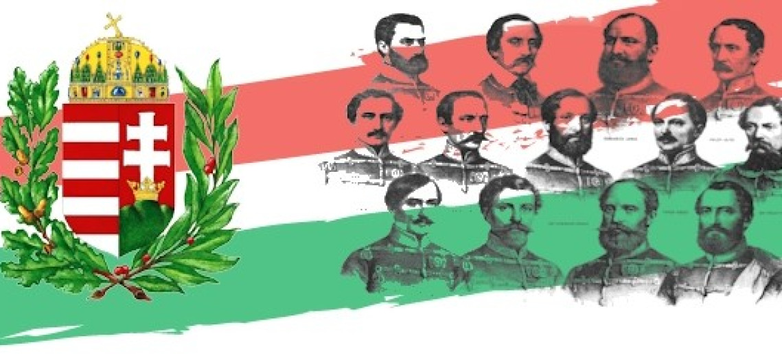 Megemlékezés az aradi vértanúk tiszteletére