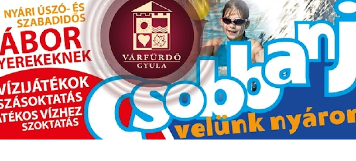 Nyári úszó- és szabadidős tábor gyerekeknek