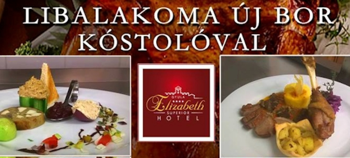 Márton-napi libalakoma új bor kóstolóval