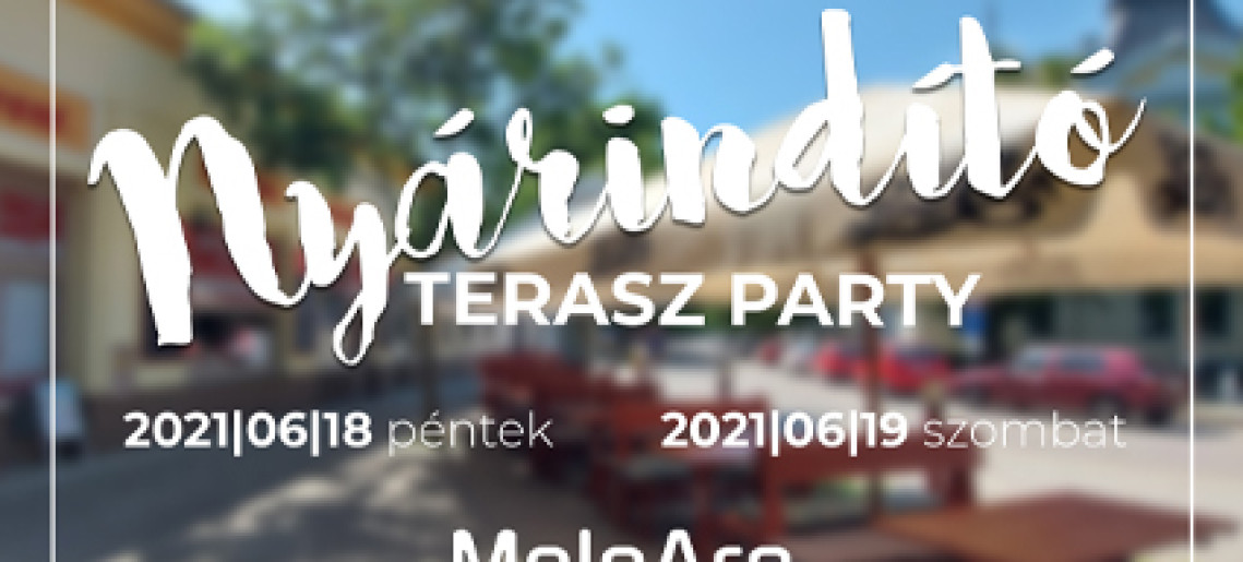 Nyárindító terasz party