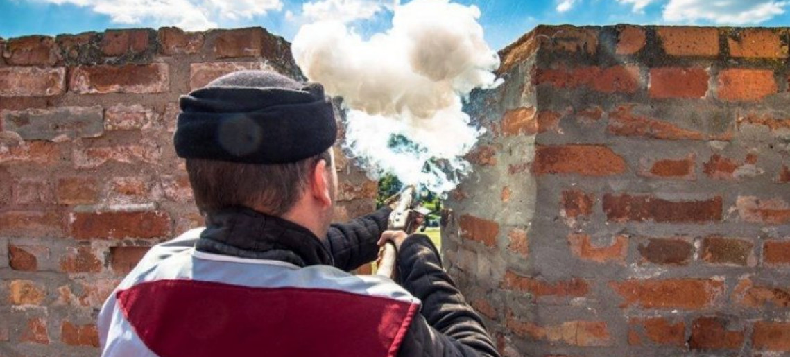 Újévi sortűz a gyulai várnál