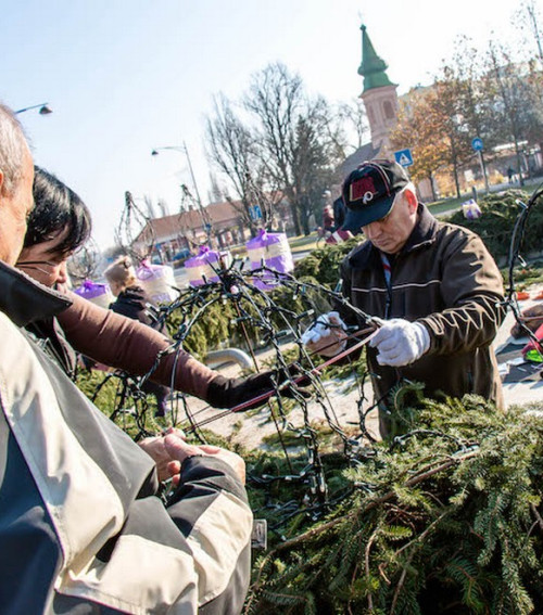 Az ország legnagyobb adventi koszorúja?