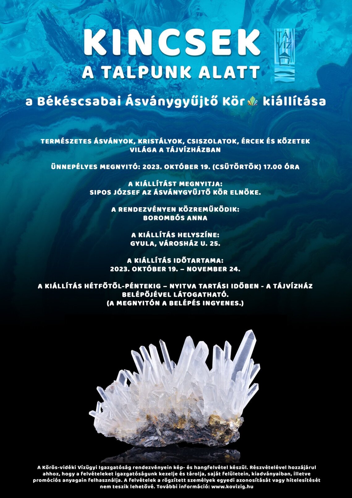 Kincsek a talpunk alatt - TÁJVÍZHÁZ
