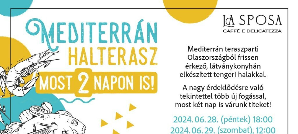 La Sposa: 2 napos mediterrán halterasz