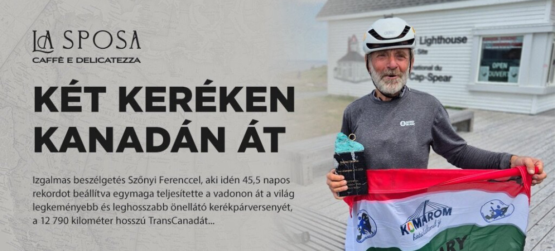 La Sposa Caffè: Két keréken Kanadán át - beszélgetés Szőnyi Ferenccel