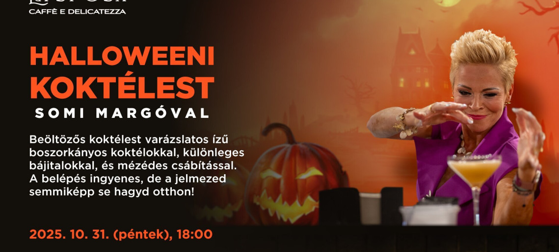 La Sposa Caffè: Halloweeni koktélest Somi Margóval