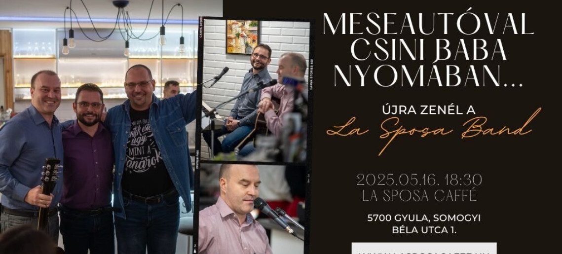 La Sposa Caffe: Újra zenél a La Sposa Band