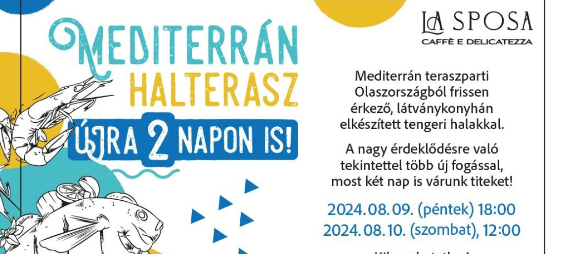 La Sposa: 2 napos mediterrán halterasz