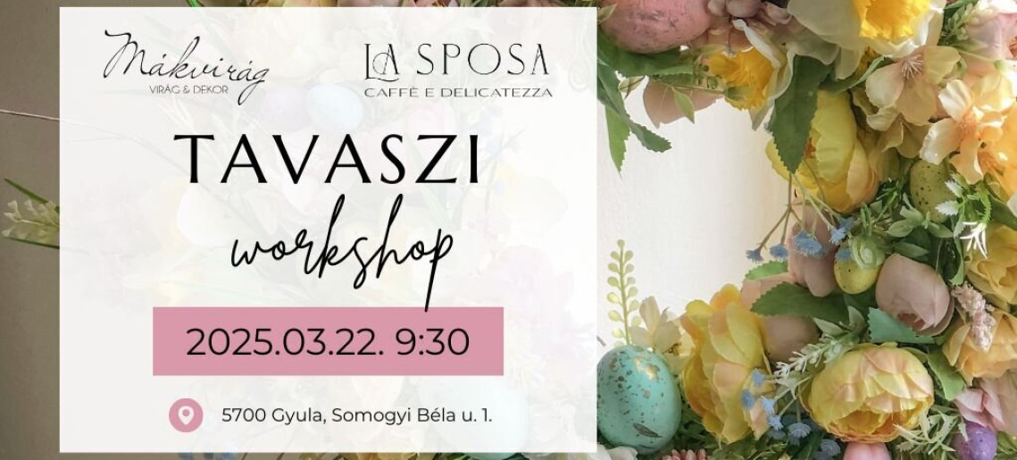 La Sposa: Tavaszi Mákvirág workshop