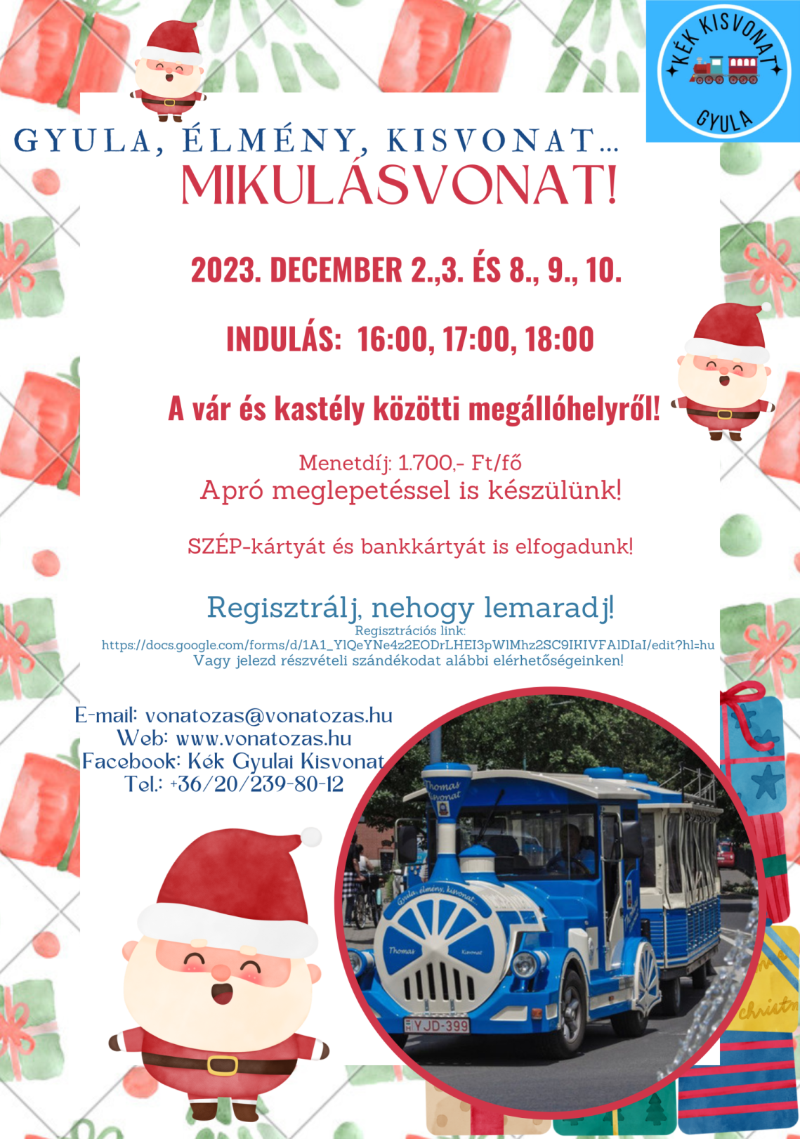 Mikulásvonat 2023