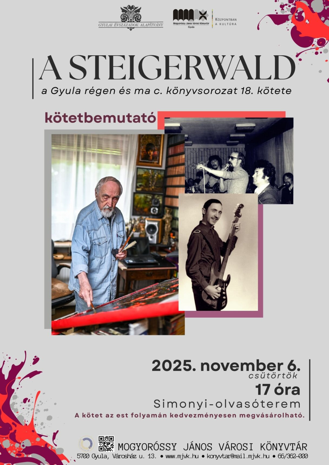 mogyi - steigervald kötetbemutató