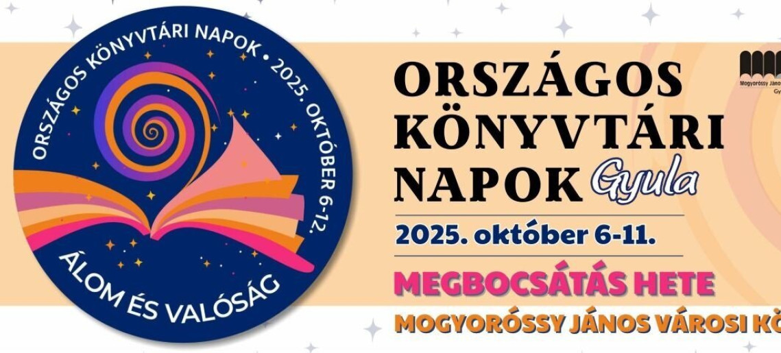 Mogyoróssy János Városi Könyvtár: Őszi Könyvtári Napok