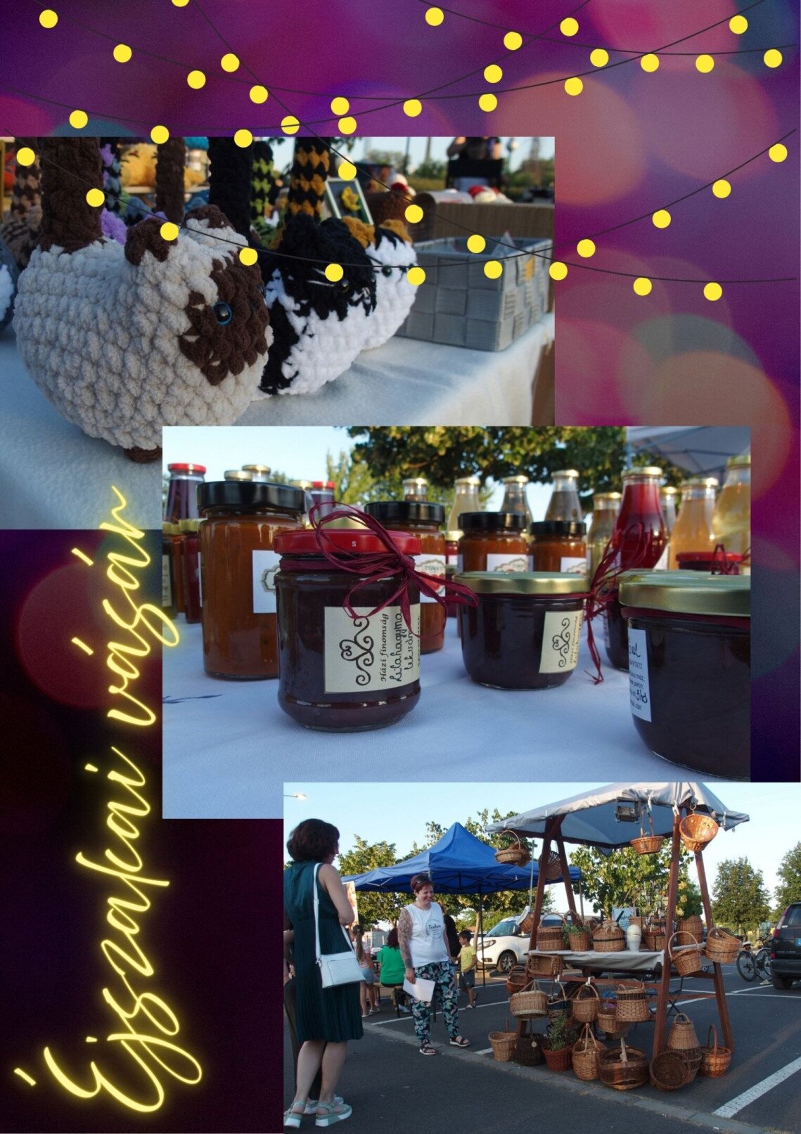 Sötétkék Lámpás Szalagavató Plakát