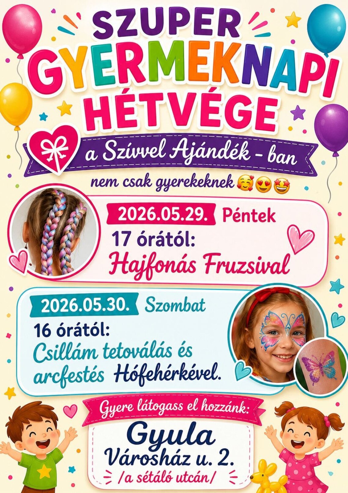 szívvel ajándék - gyereknap