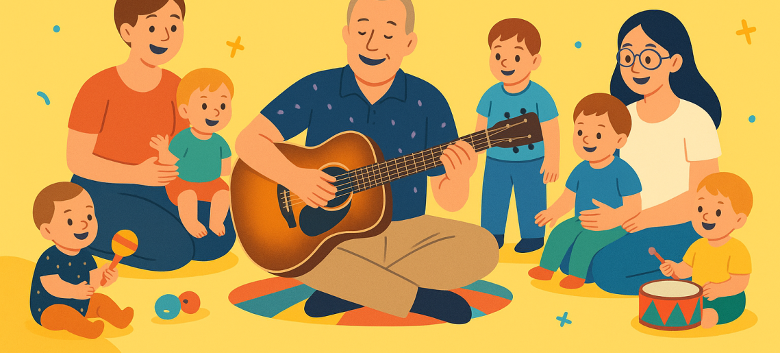 Varázsének: élőzenés baba-mama foglalkozás Hevesi Imi bácsival